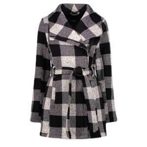 STEVE MADDEN FLEECE WRAP COAT